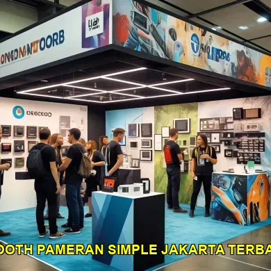booth pameran simple jakarta terbaik